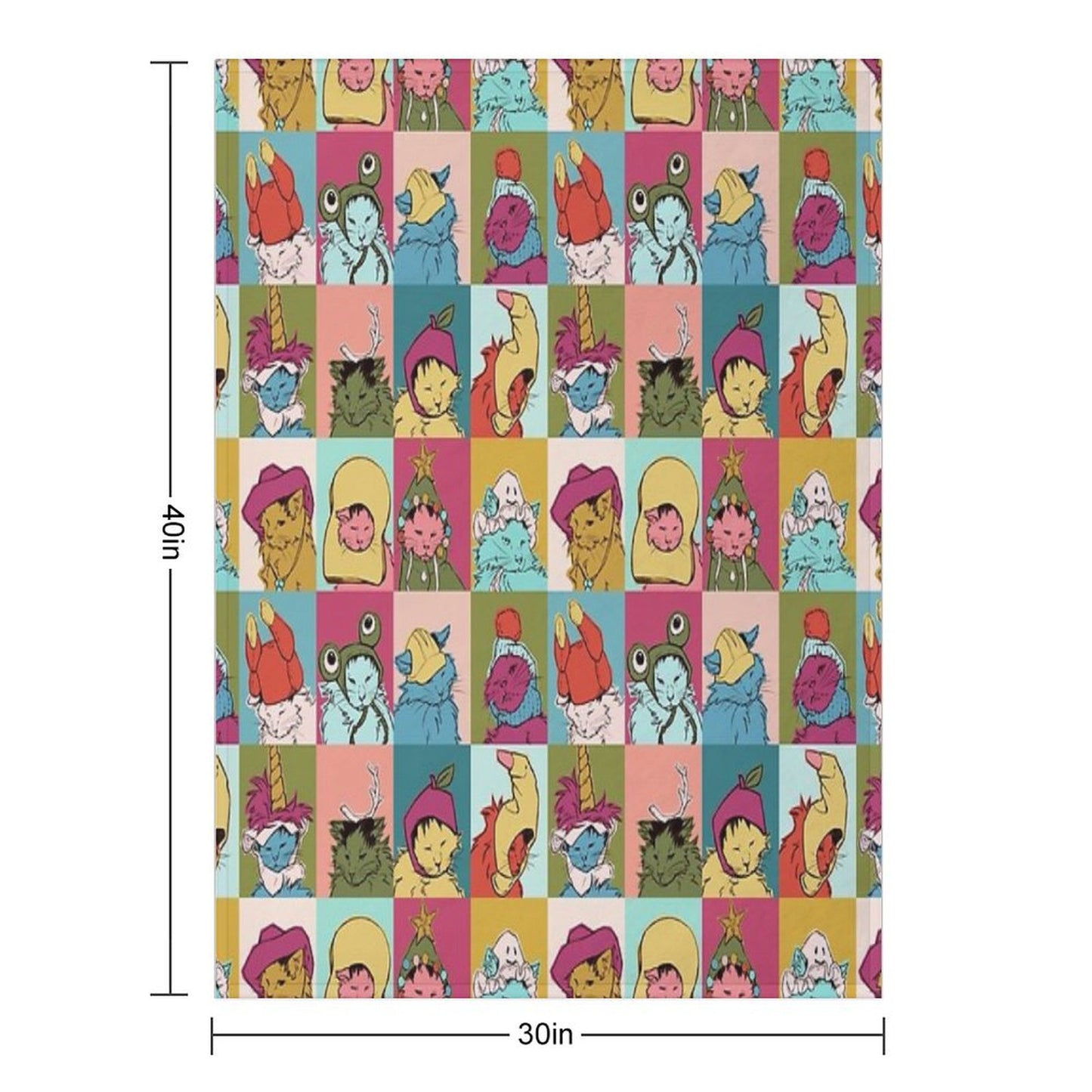 Pot Roast Hats Throw Blanket