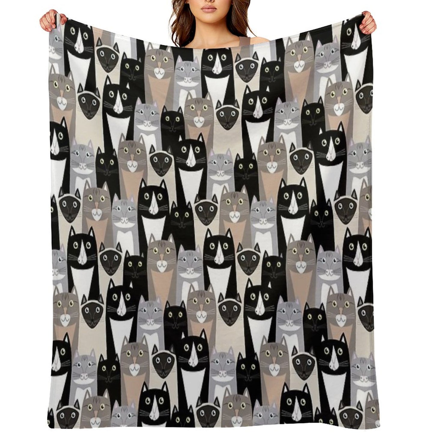 Cats #1 Throw Blanket