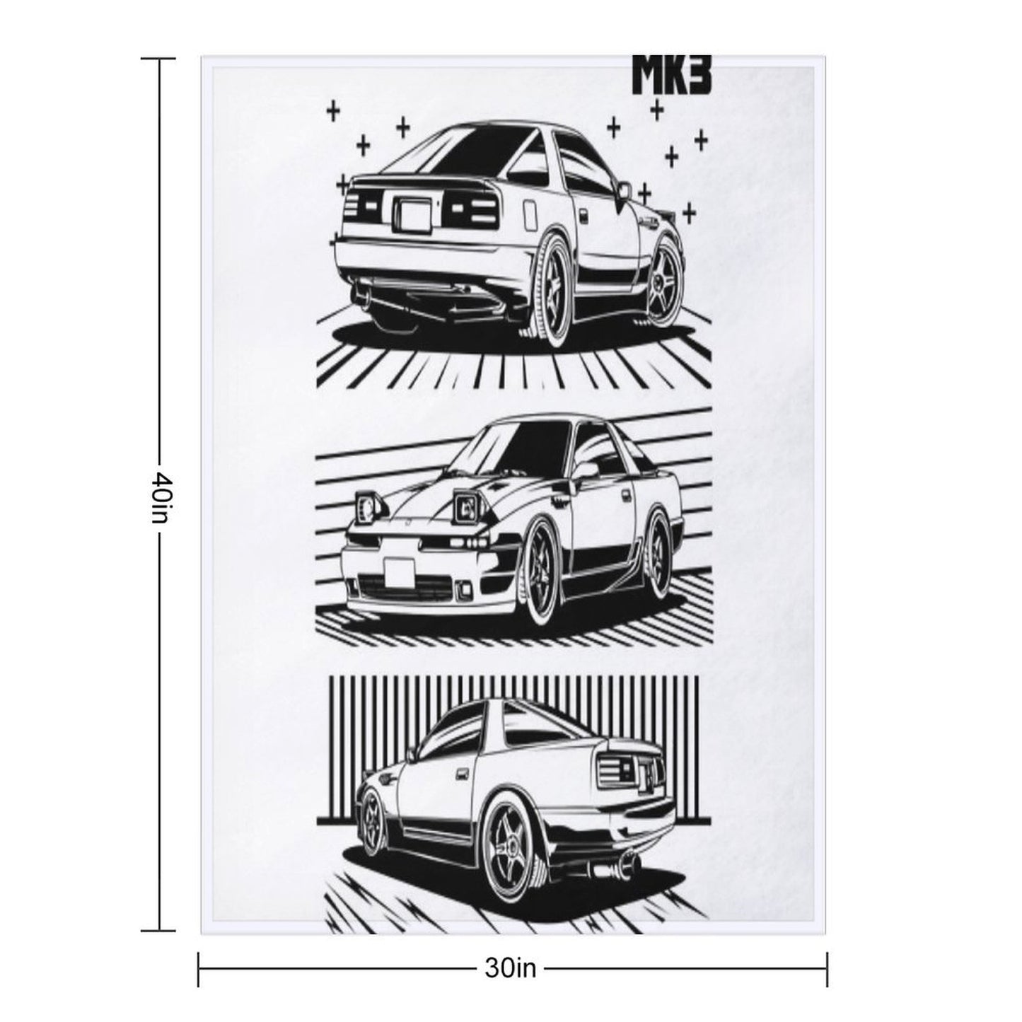 Supra MK3 Throw Blanket