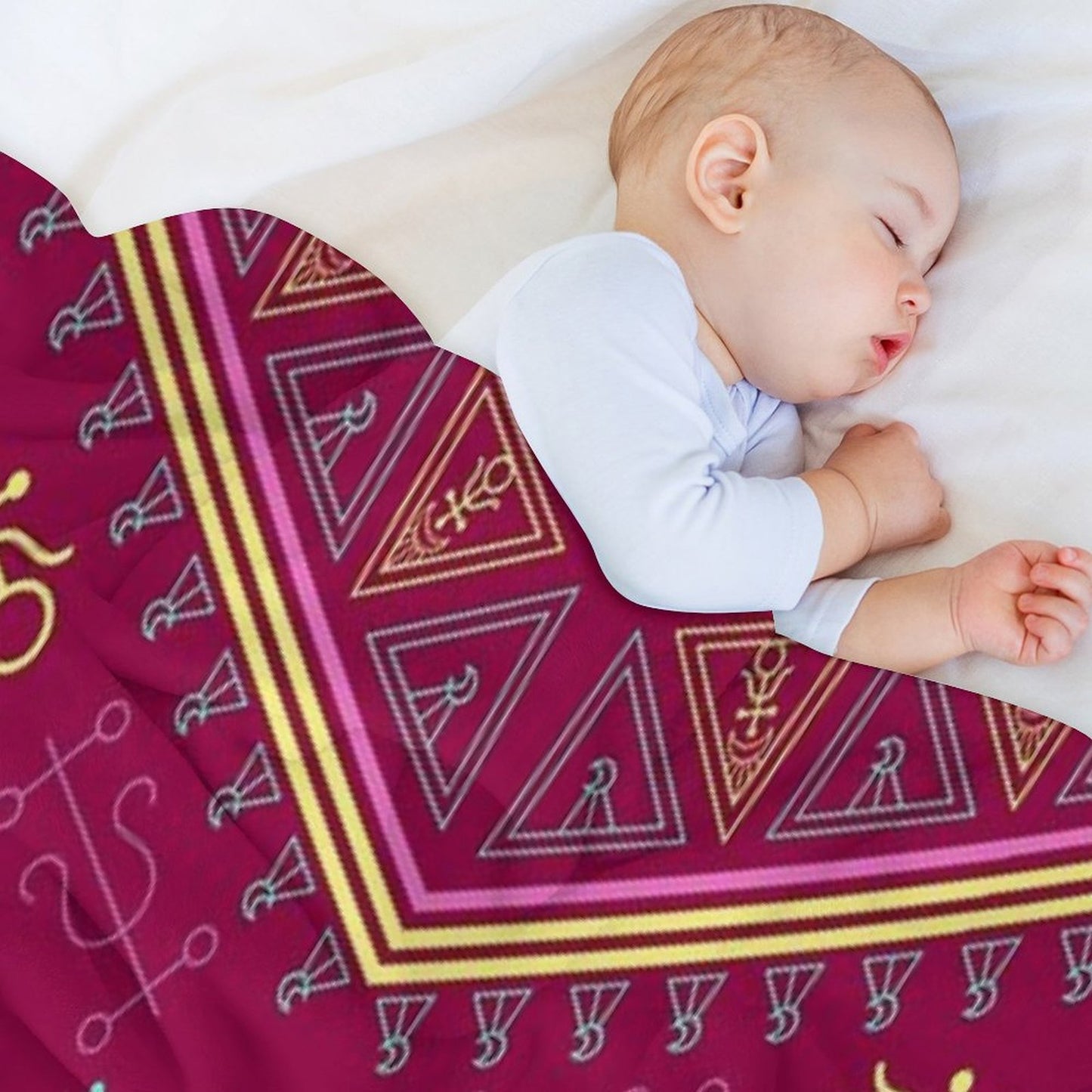 Mollymauk Tealeaf Inspired Print Throw Blanket