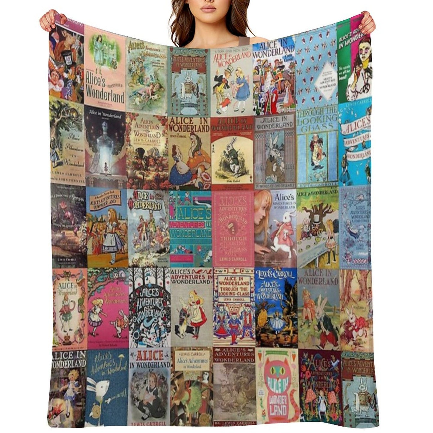 Alice in Wonderland Throw Blanket