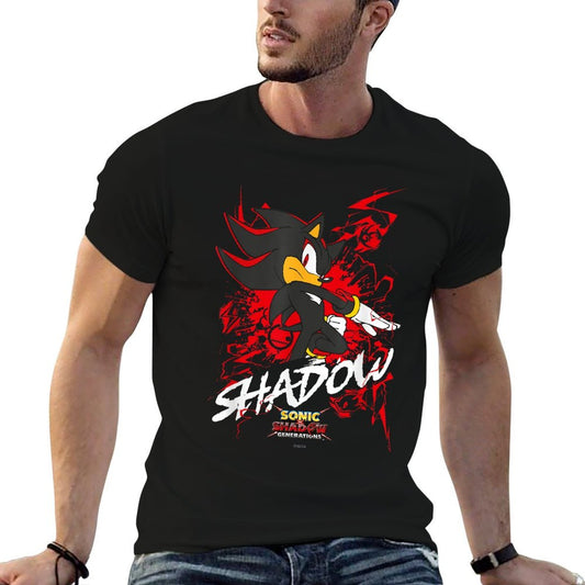 Sonic The Hedgehog, Sonic X Shadow Generations - Shadow Fade-proof Color T-Shirt