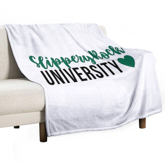Slippery Rock Sticker Throw Blanket