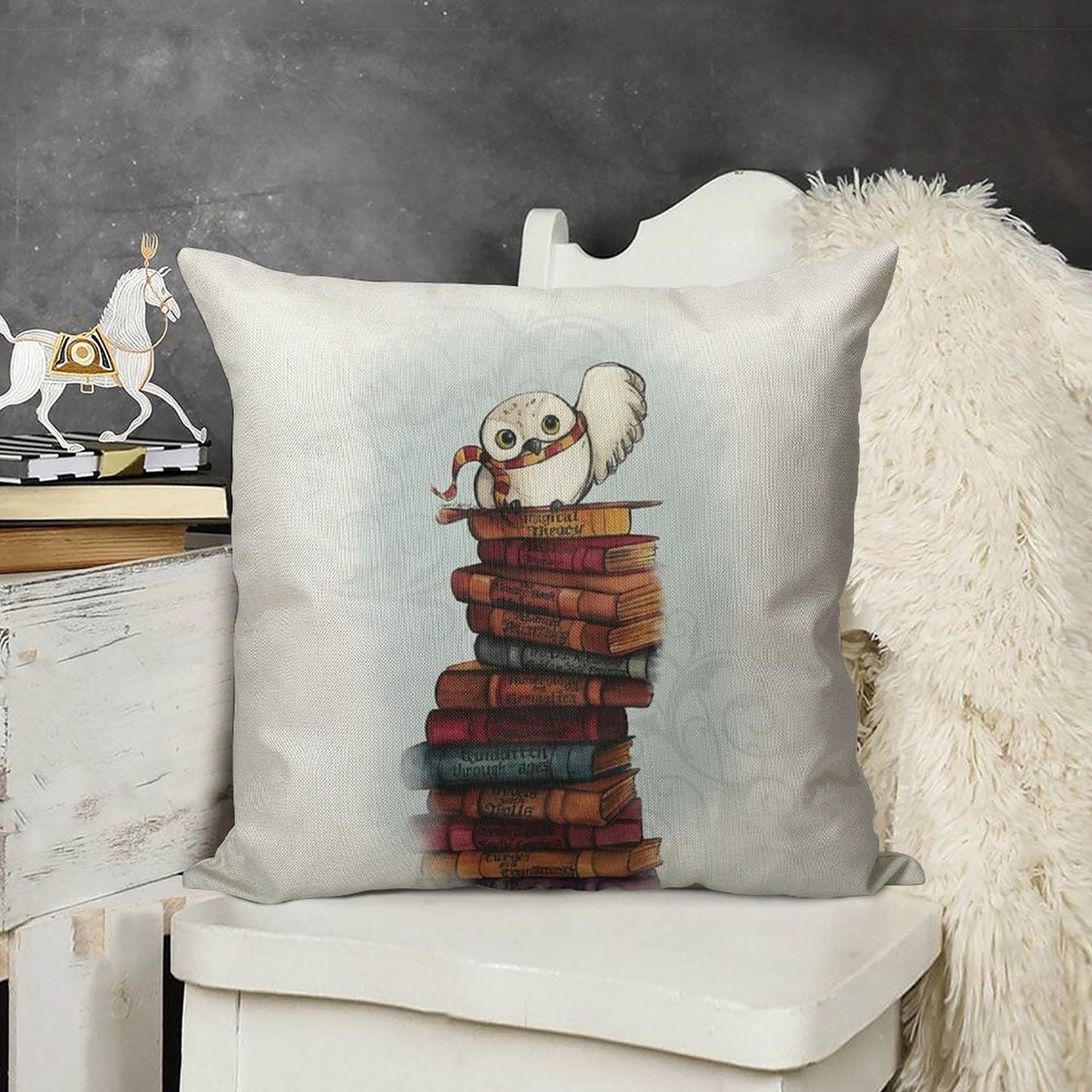 Hedwig Linen Throw Pillow Cover