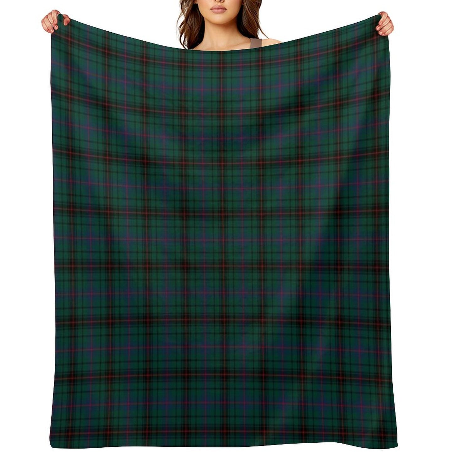 Clan Davidson Tartan Throw Blanket