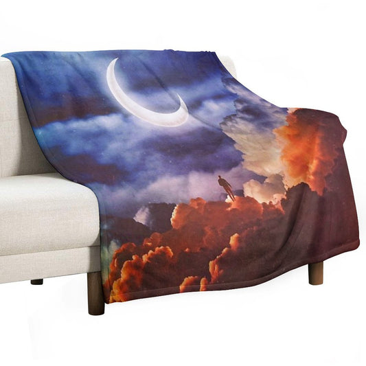 Waiting For The Day Throw Blanket