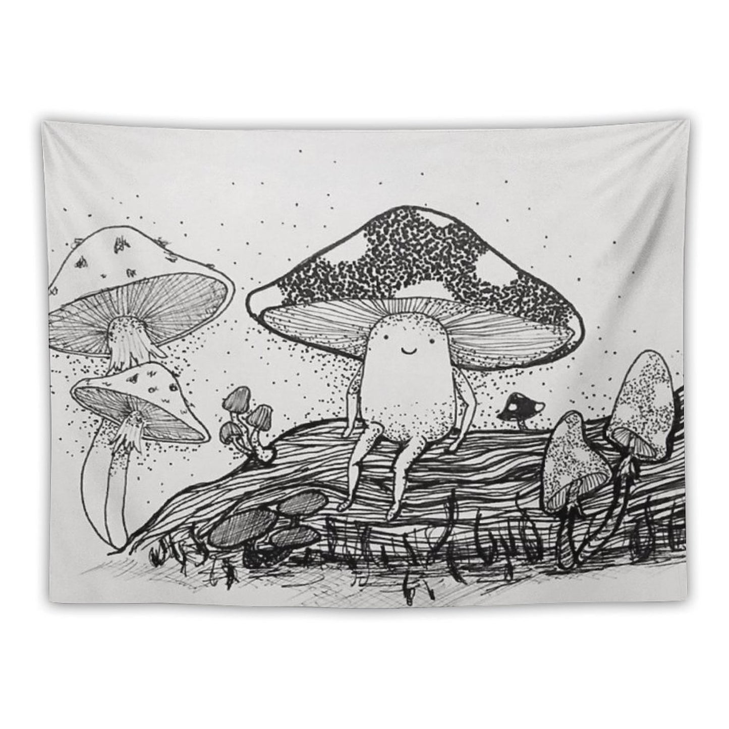 Little Mushroom Tapestry