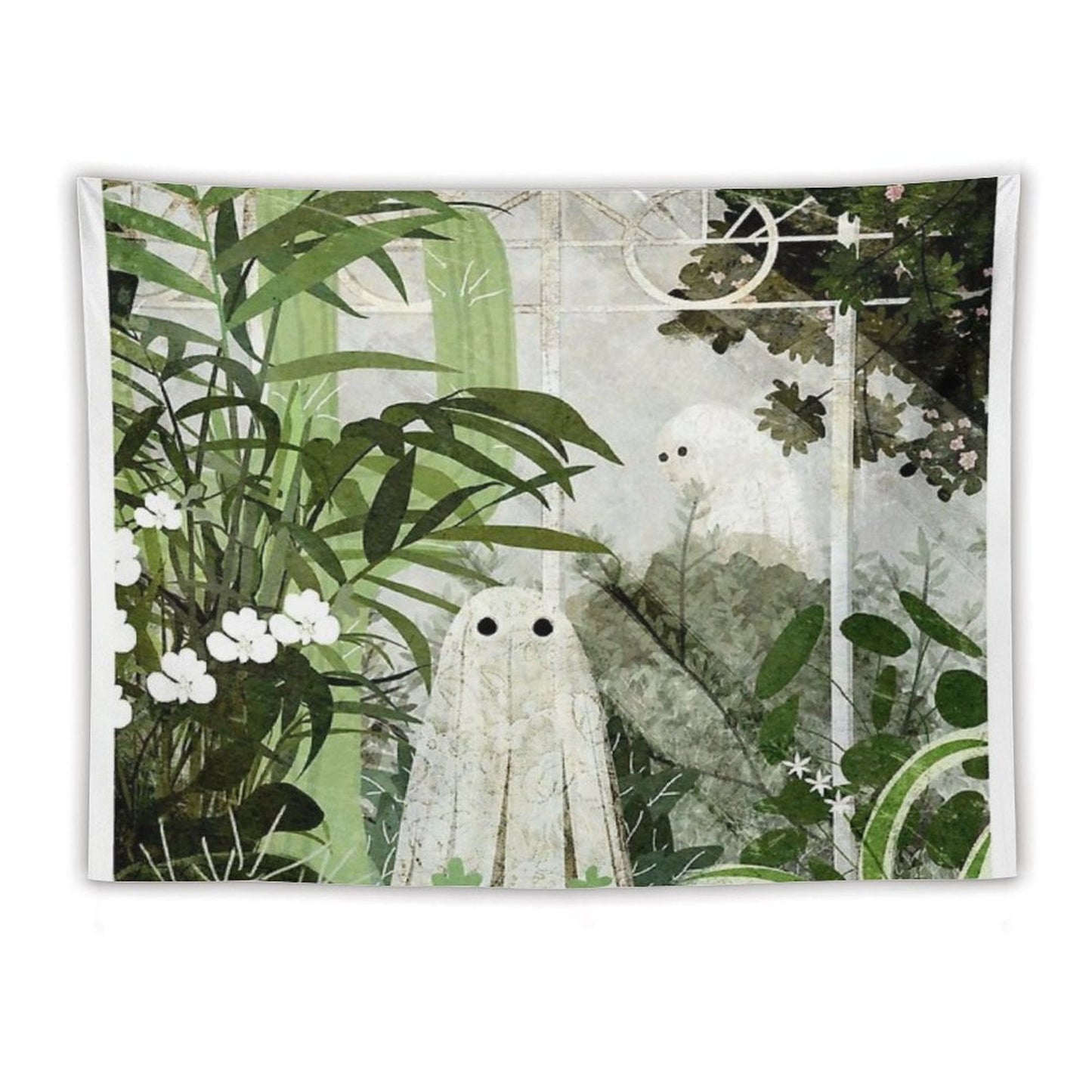 There's A Ghost in The Greenhouse Again Tapestry