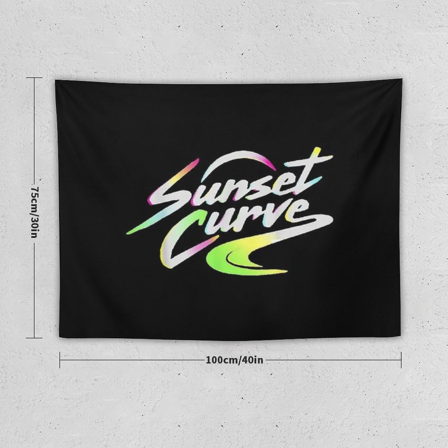 Sunset Curve Tapestry