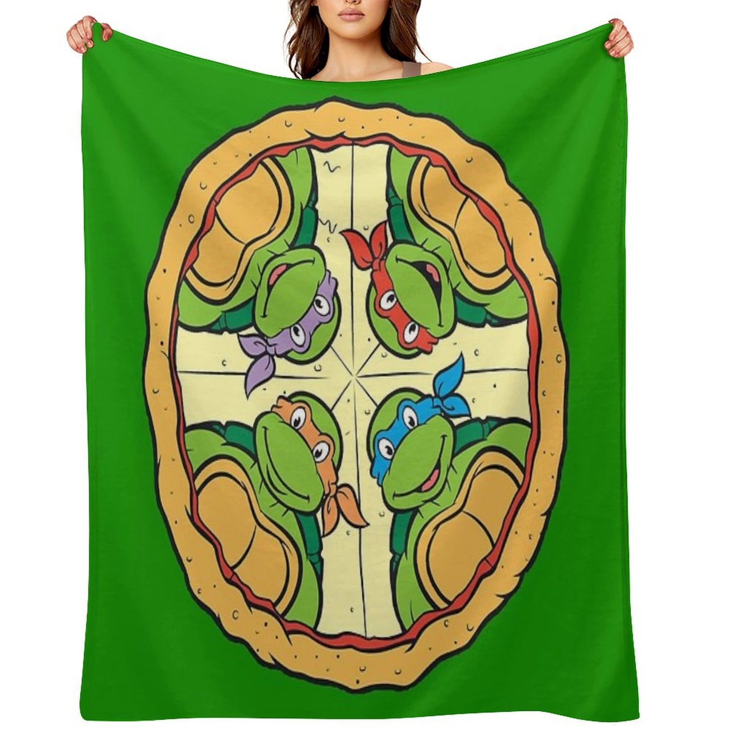 Pizza Time Throw Blanket