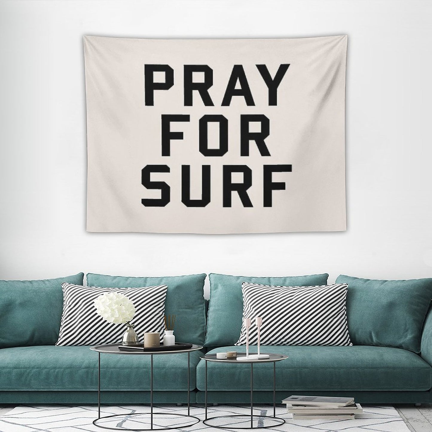 Pray For Surf Tapestry