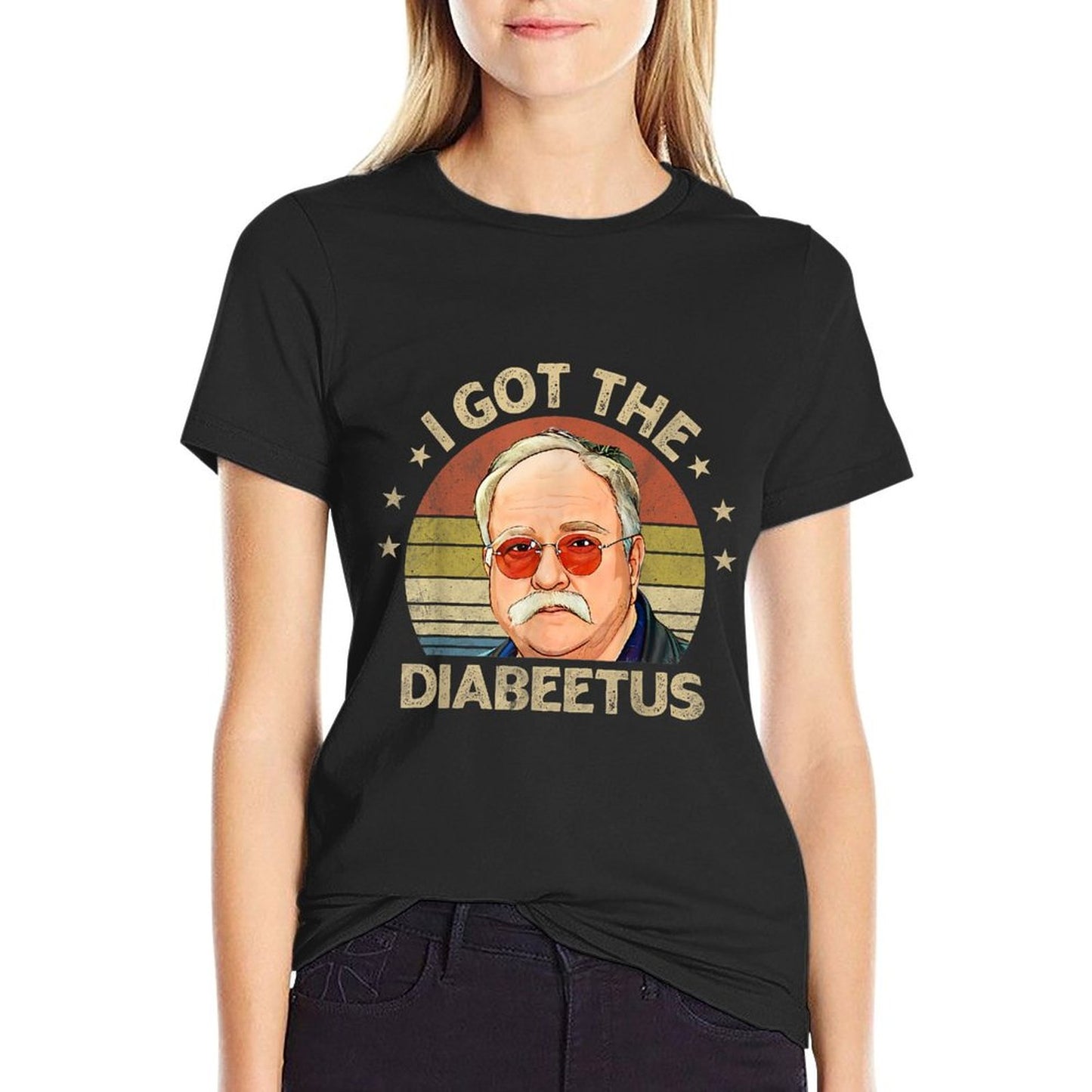 Retro I Got The Diabeetus Funny Diabetes Type 1 2 Awareness T-Shirt