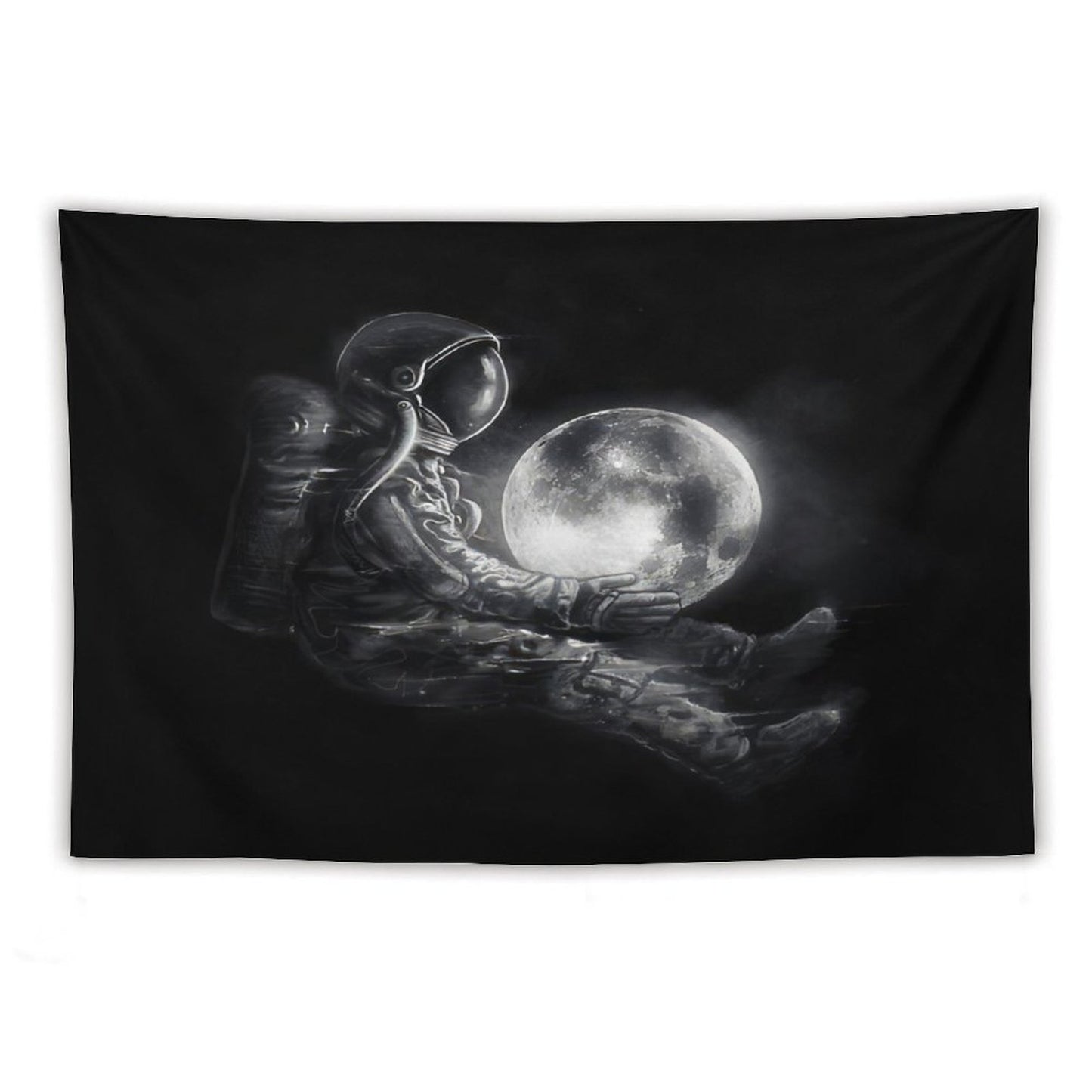 Astronaut Moon Play Tapestry