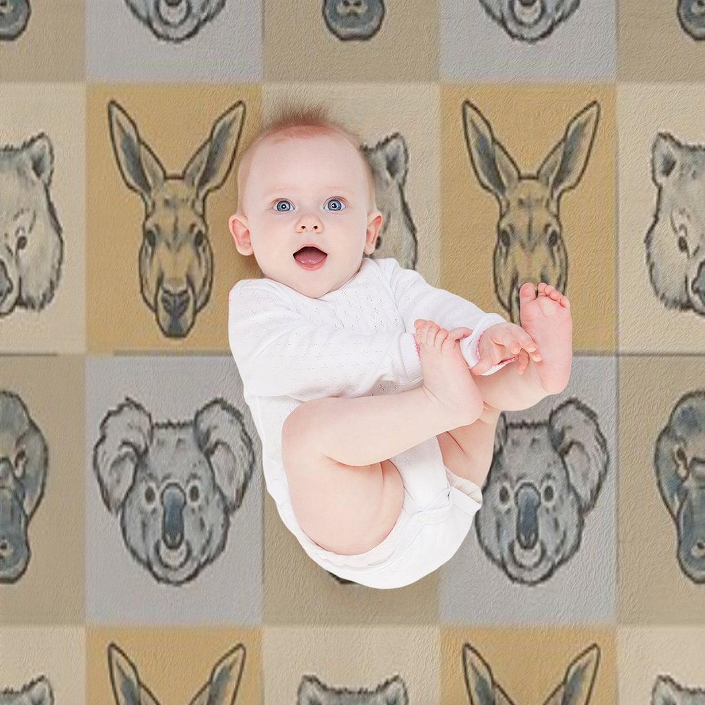 Australian Animals Throw Blanket