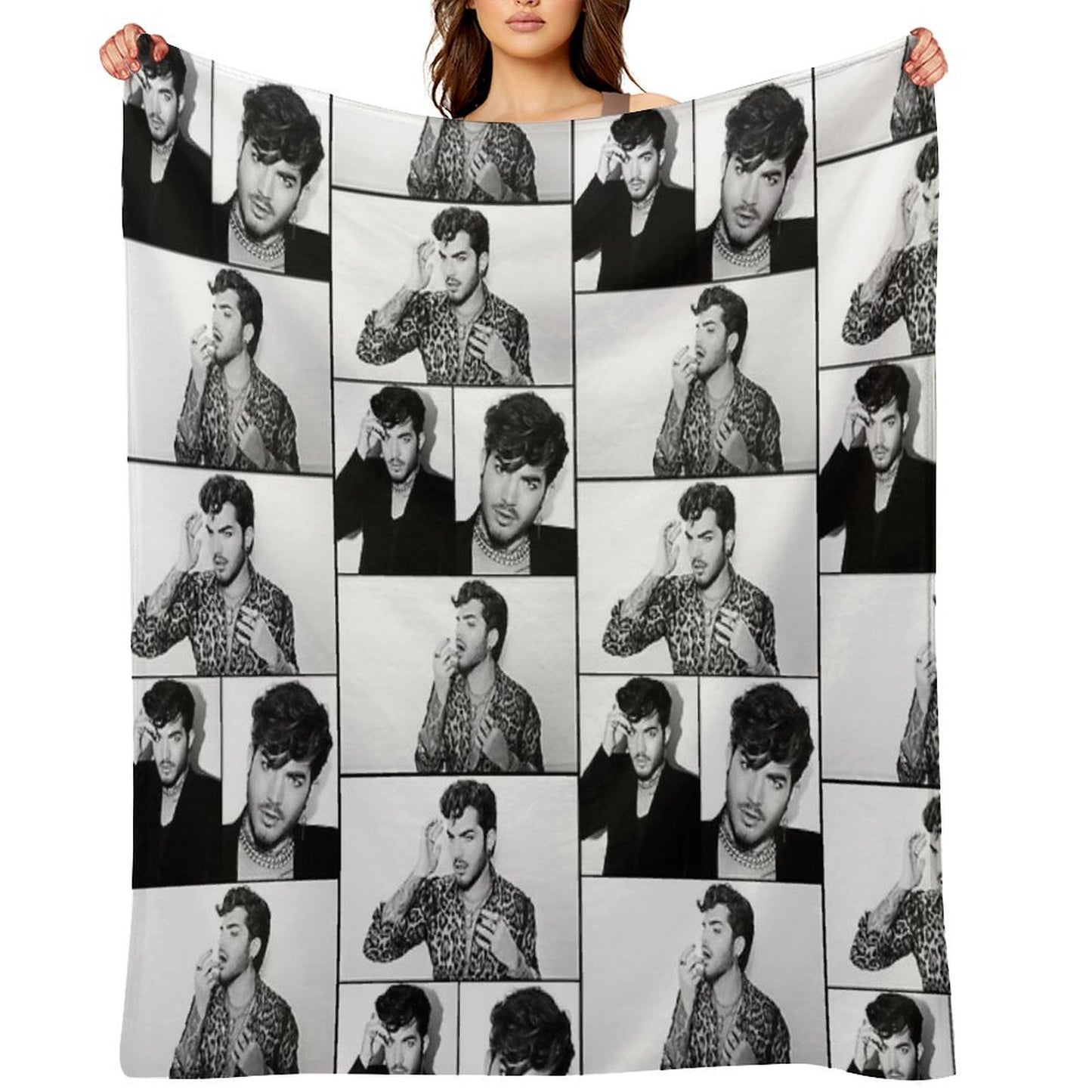 Stunning Adam Lambert Throw Blanket