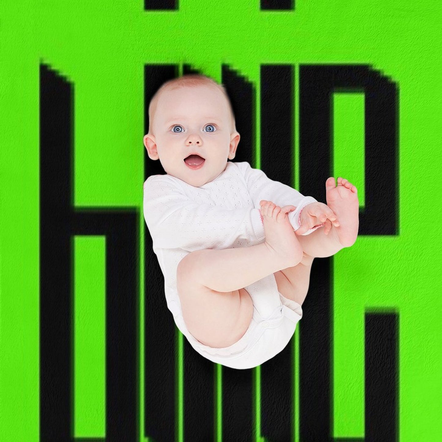 Neon Billie Eilish Art Throw Blanket