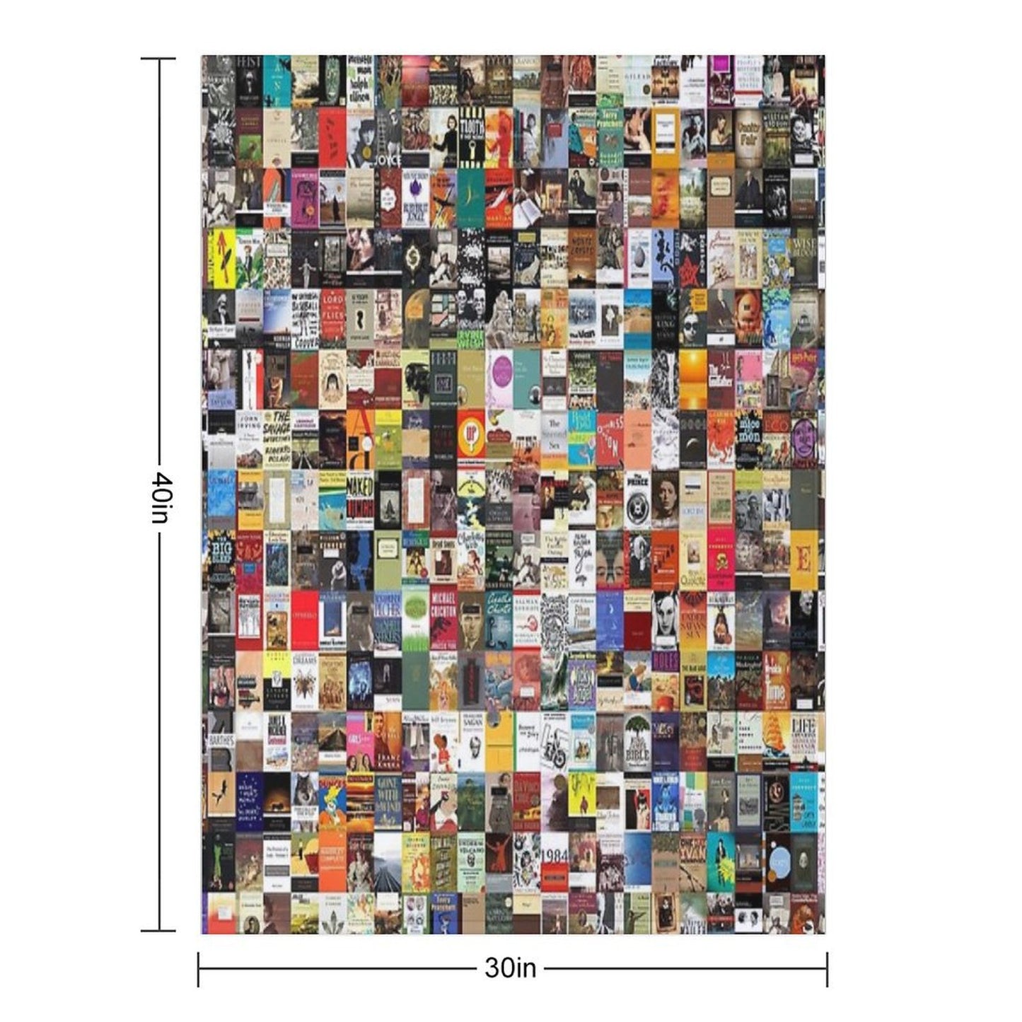 Classic Books Throw Blanket