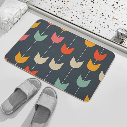 Tulips Versatile Bath Mat