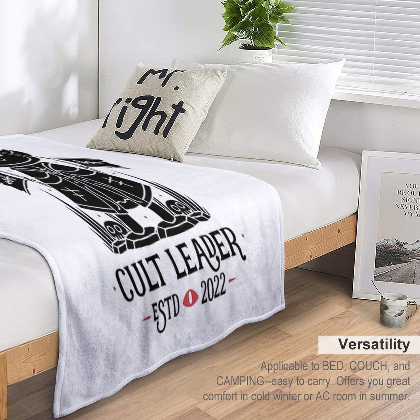 Cult Leader Throw Blanket