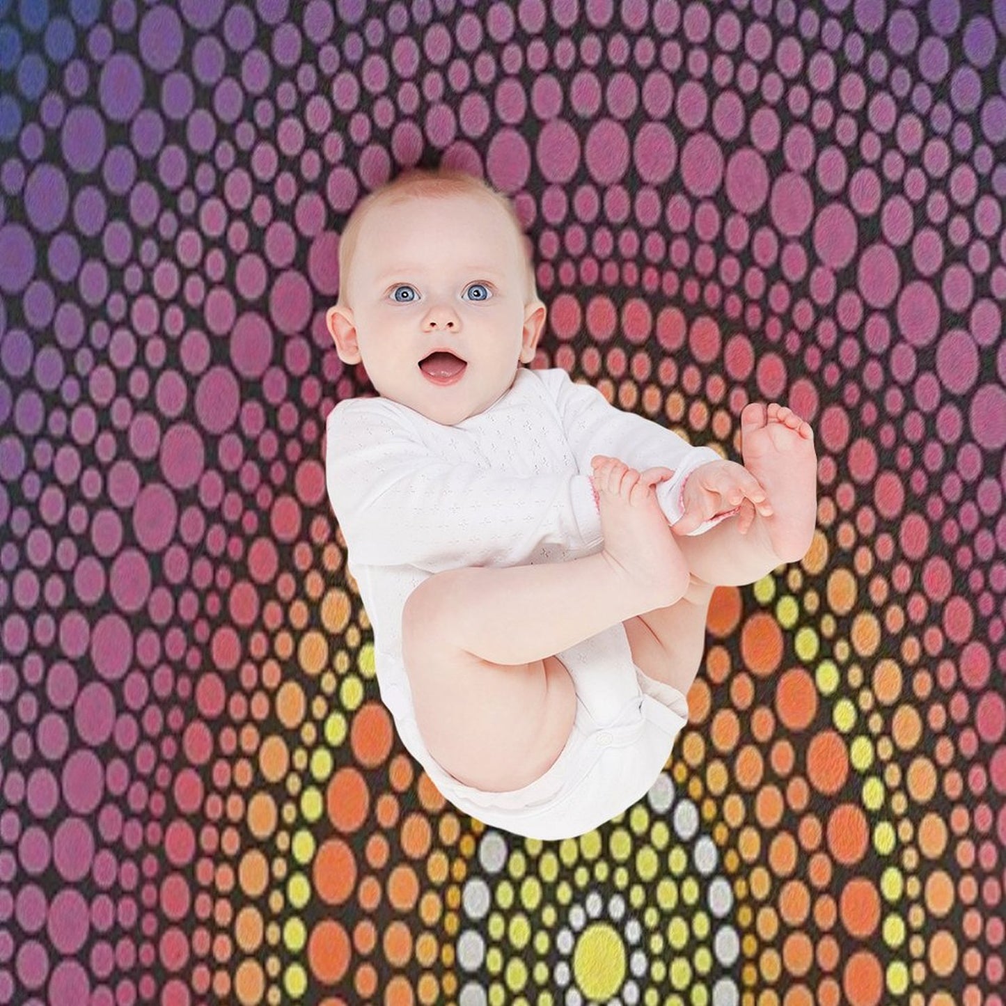 The Calm Beneath Throw Blanket