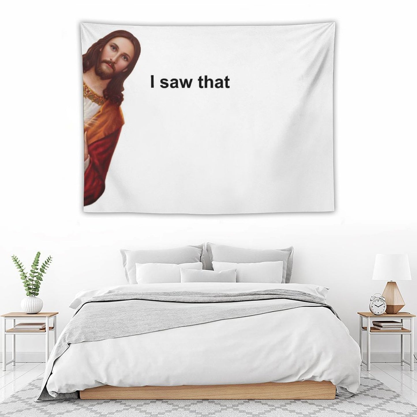 I Saw That Jesus Tapestry