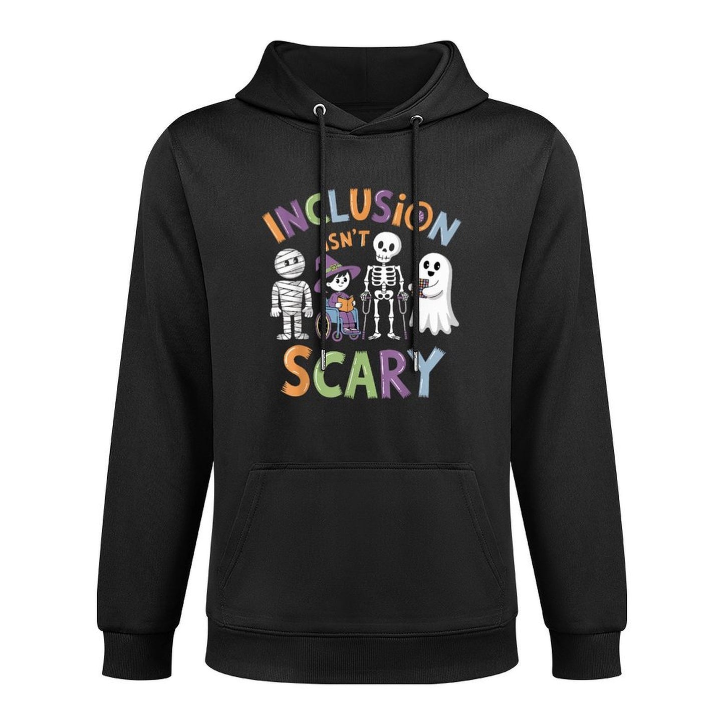 Funny Inclusion Isnt Scary Halloween Sarcastic Disability Moisture-Wicking Hoodie