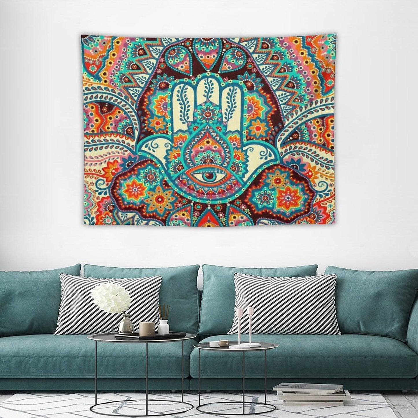 Hamsa Hand Tapestry