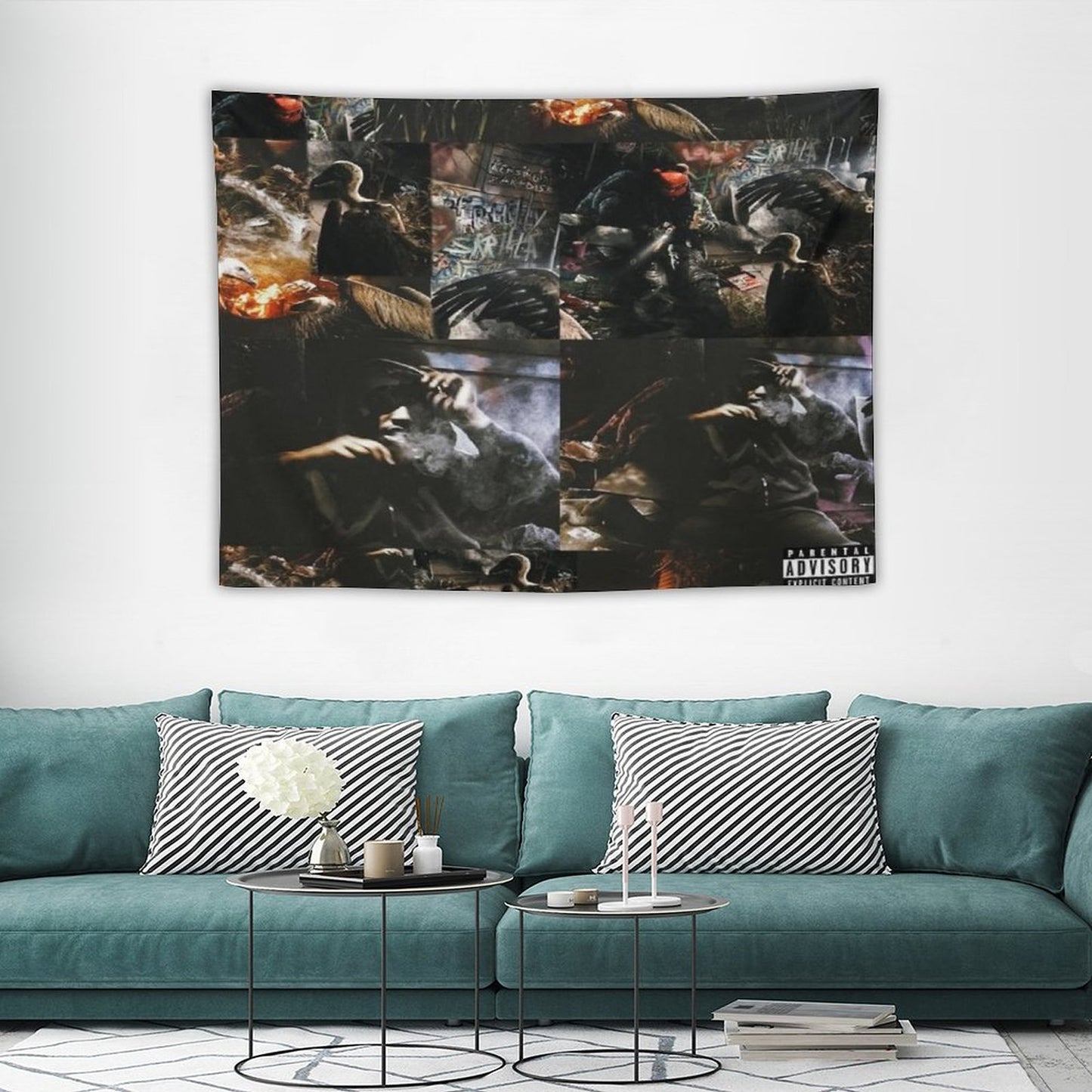 Zombie Love Kensington Paradise (Deluxe) Tapestry