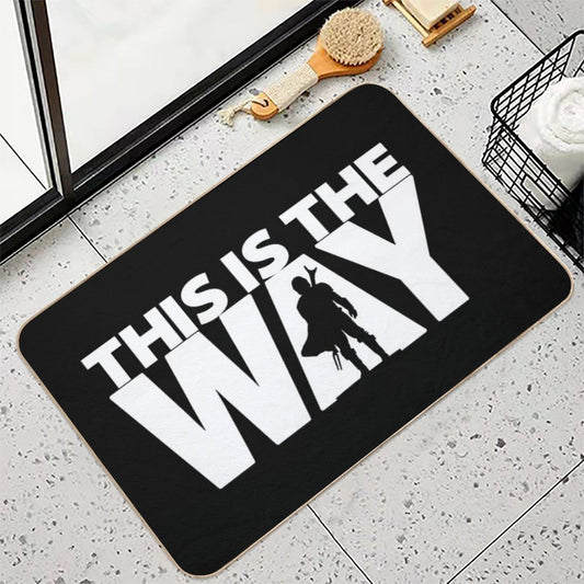 This Is The Way Geekdom Series DopeyArt Bath Mat
