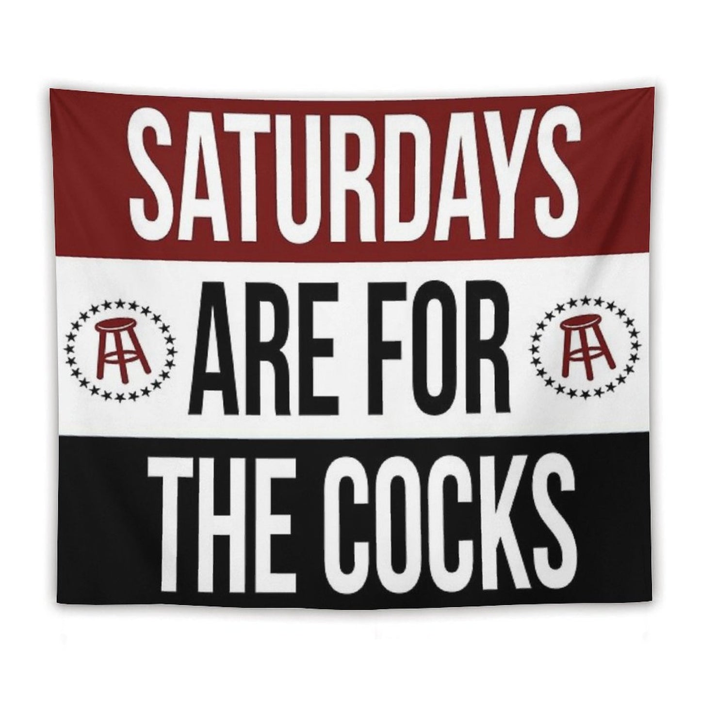 Saturdays Are for The Cocks Tapestry