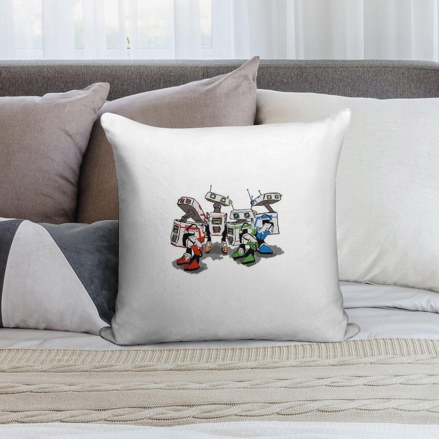 BDX Friends Soft Anti-Pilling Throw Pillow