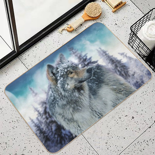 Wolf Bath Mat