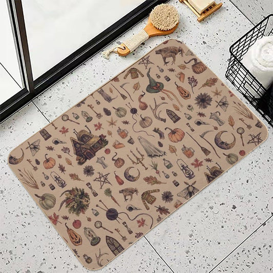 Rustic Brown Cozy Crone Bath Mat