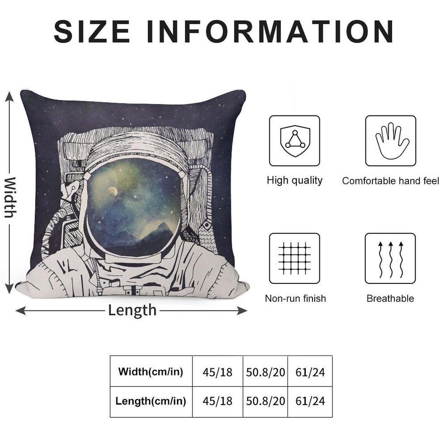 Dreaming Of Space Soft Home Decor Throw Pillow