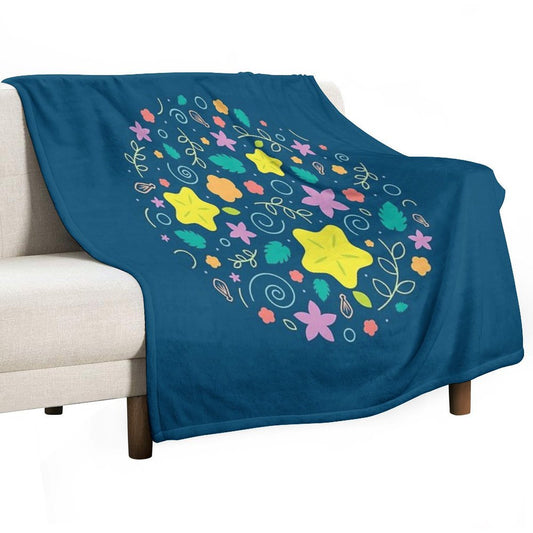 Destiny Pattern - Dark Throw Blanket