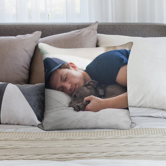 Tom Holland with Tessa Soft High-Density Material Throw Pillow