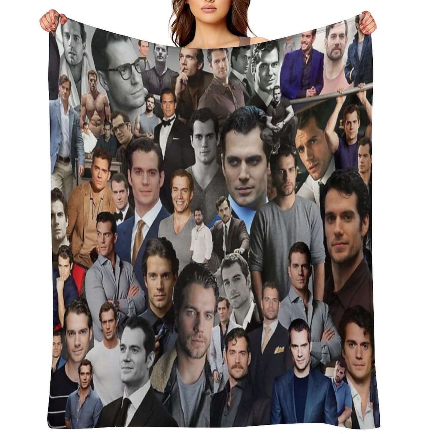 Henry Cavill Throw Blanket