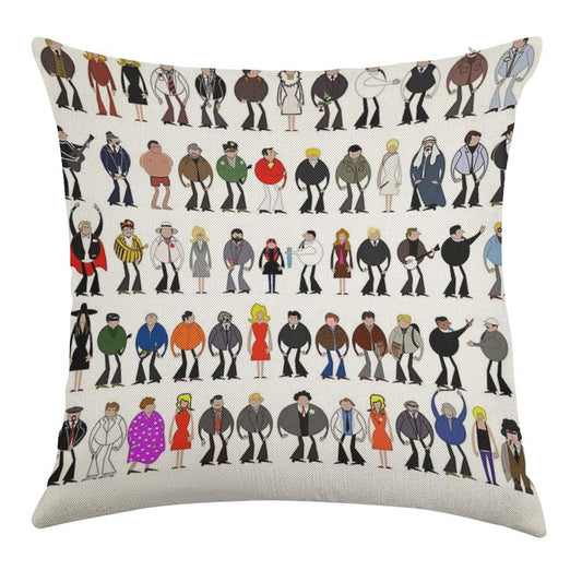 Columbo - The Murderers Linen Throw Pillow Cover