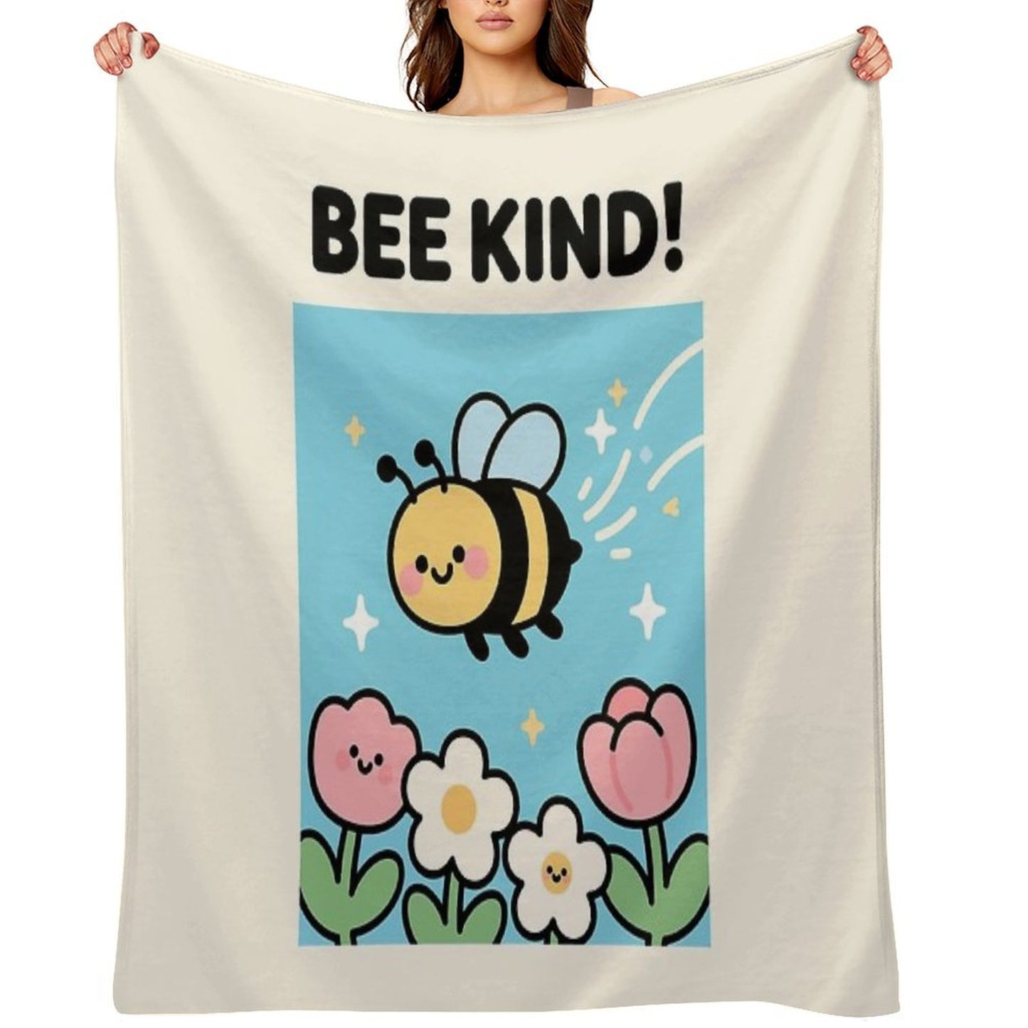 Bee Kind! Throw Blanket
