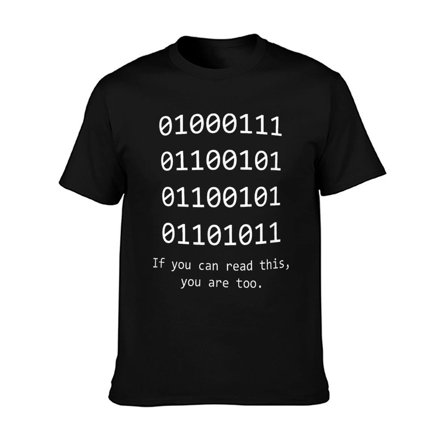 Funny Computer Binary Code Programmer Developer Geek Gift T-Shirt