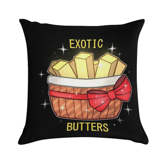 FNAF Exotic Butters Soft Reinforced Edging Throw Pillow
