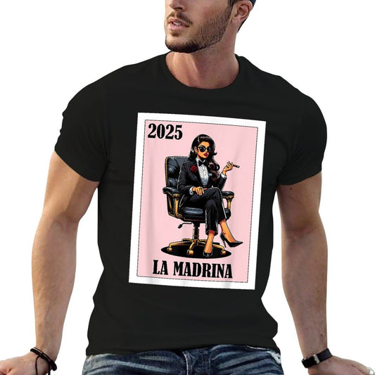 Funny Mexican Baptism Madrina Proposal 2025 - La Madrina T-Shirt