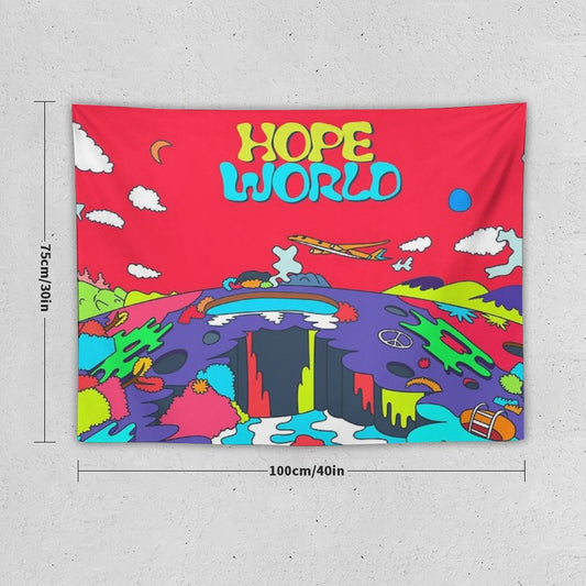 J-Hope Hope World Album Art Tapestry
