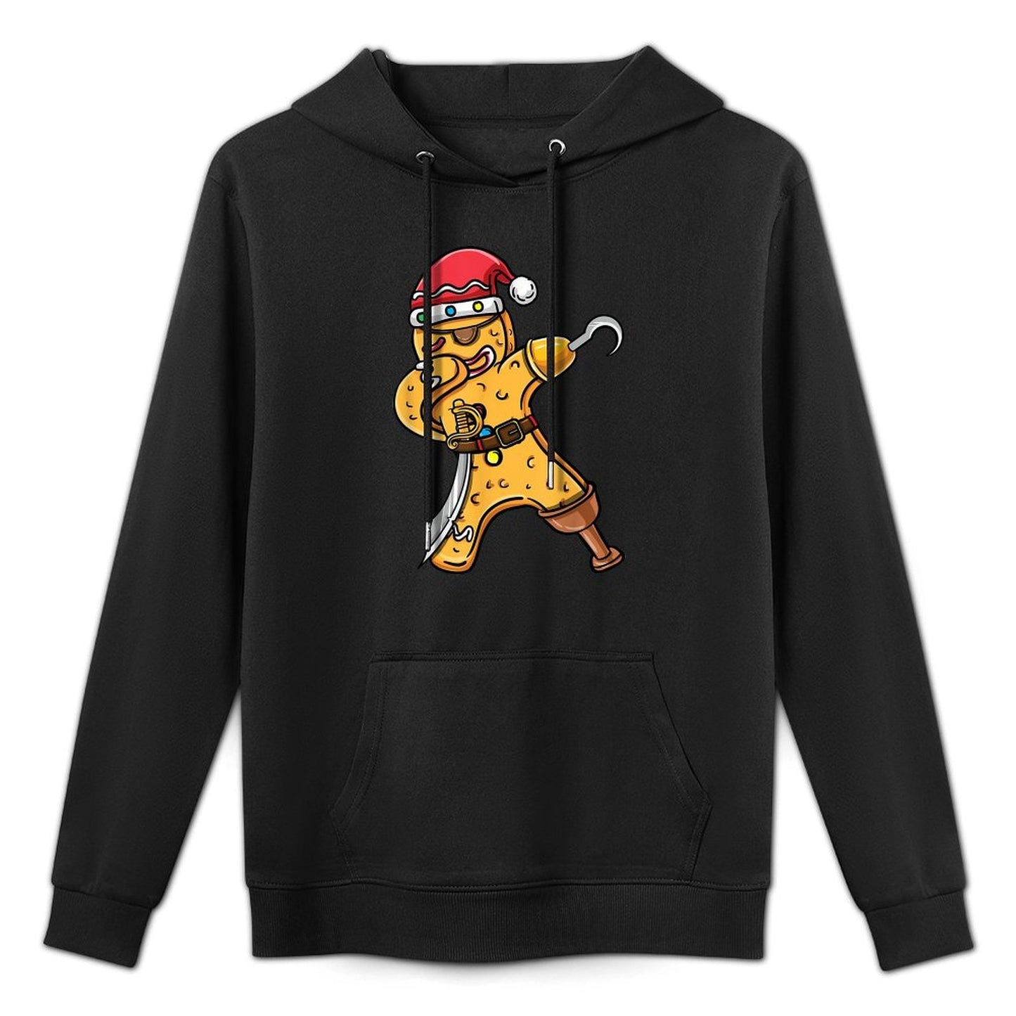 Dabbing Christmas Gingerbread Pirate Halloween Moisture-Wicking Hoodie