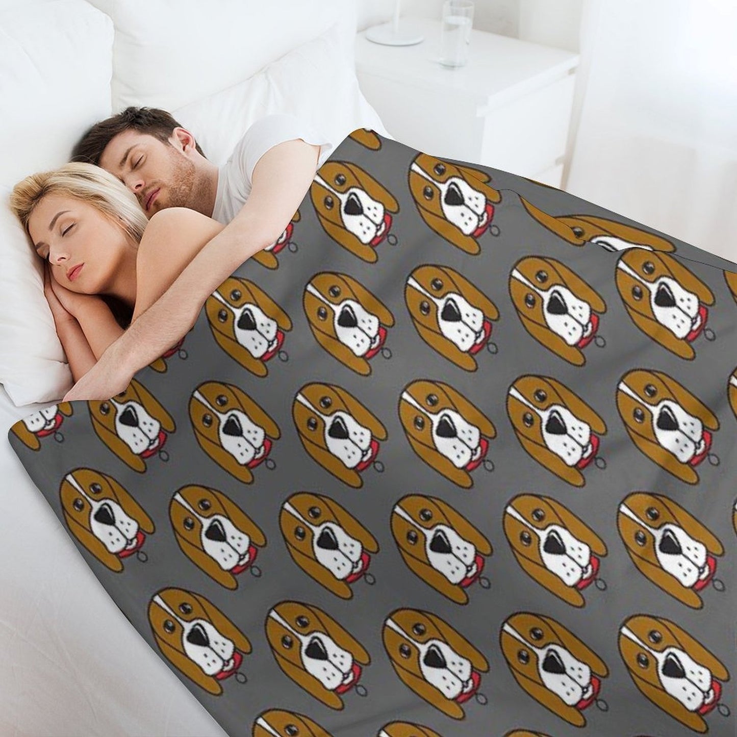 Beagle Rescue Victoria Merch! Throw Blanket