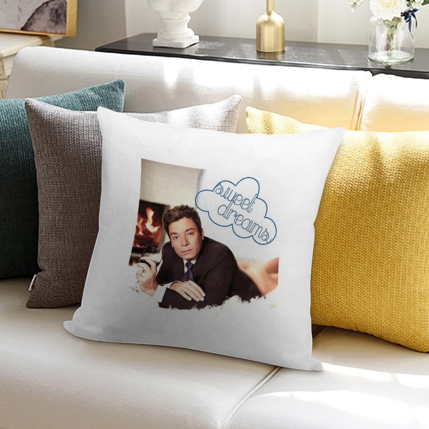 Sweet Dreams Soft Gift Ready Throw Pillow