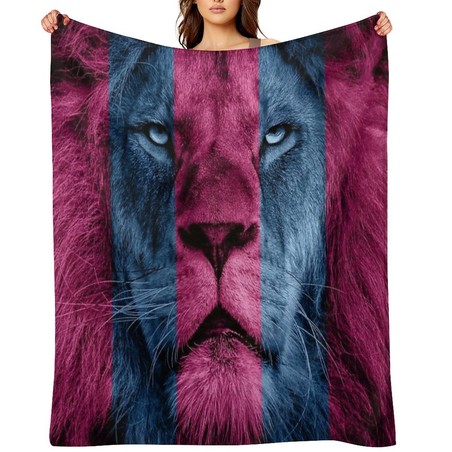 Aston Villa Lion Throw Blanket