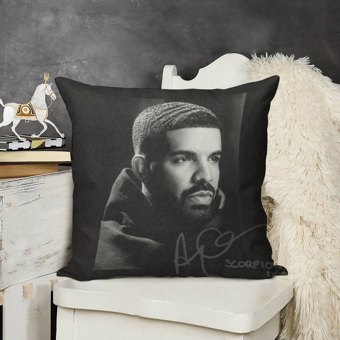 Drake Linen Throw Pillow Cover