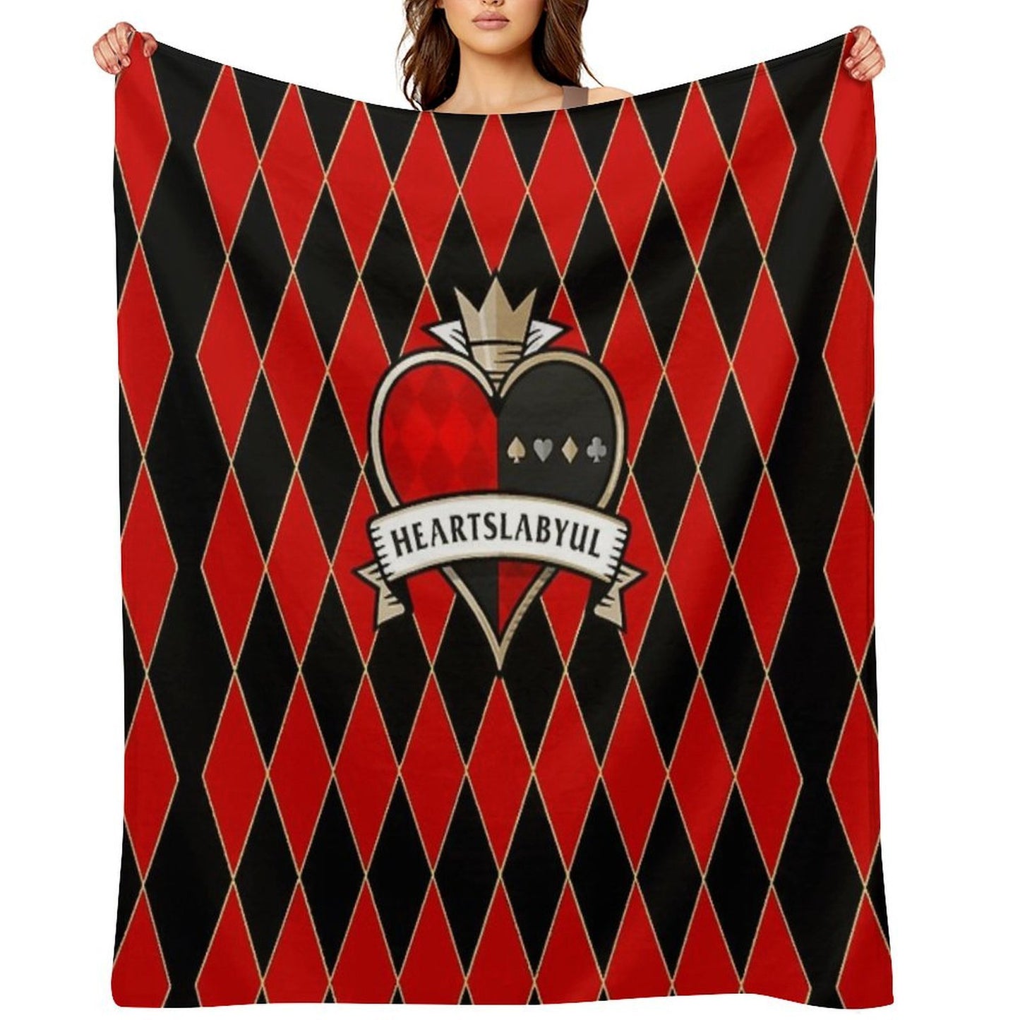 Heartslabyul Throw Blanket