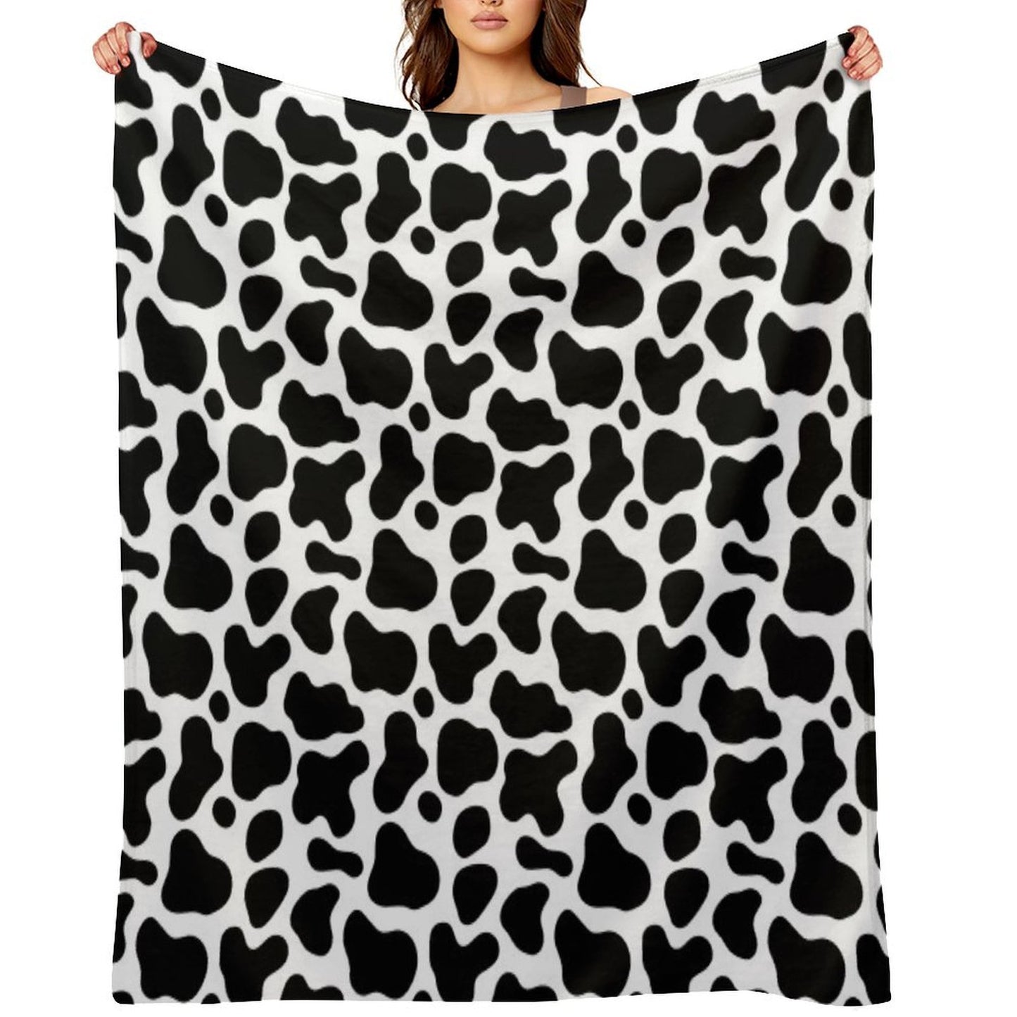 COW PRINT PATTERN Throw Blanket